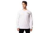 Tee-shirt Homme Blanc manches longues - Evolve Skateboards basic