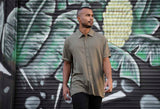 Chemise manche courte kaki  - Evolve Skateboards basic